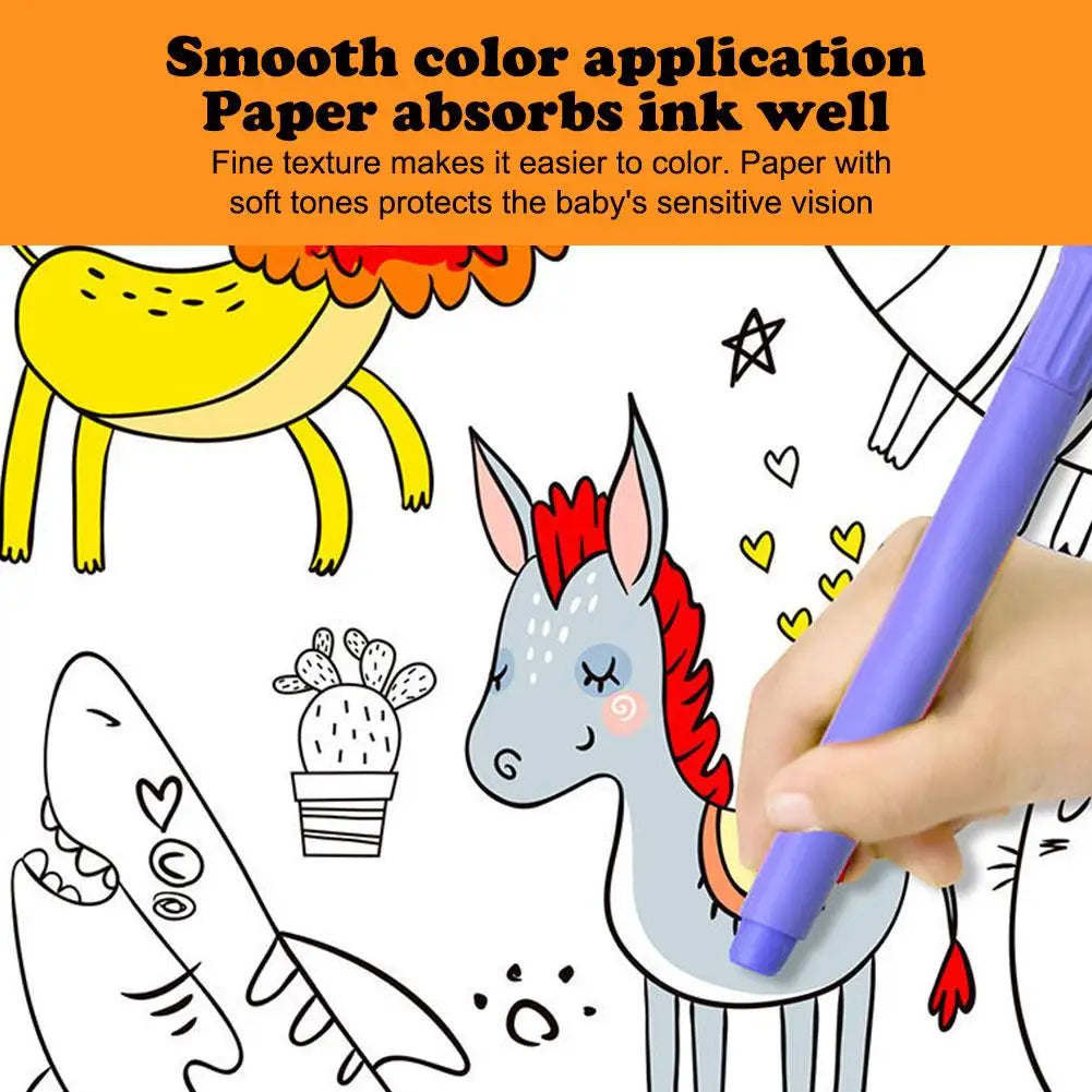 Rouleau de Dessin pour Enfants Éducatif et Créatif