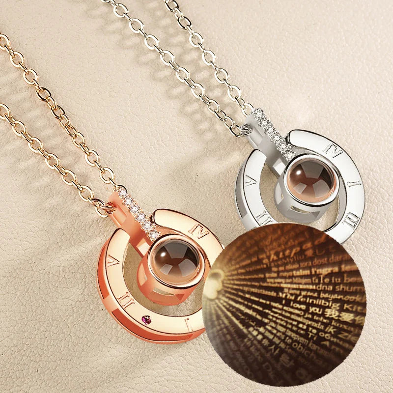 Collier Pendentif SUMENG Amour Romantique Nuptial 2024