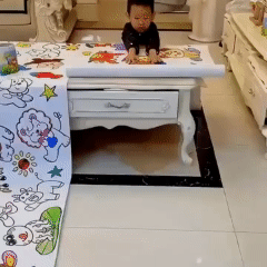 Rouleau de Dessin pour Enfants Éducatif et Créatif
