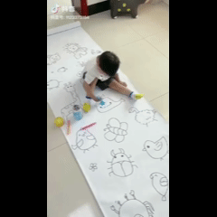 Rouleau de Dessin pour Enfants Éducatif et Créatif