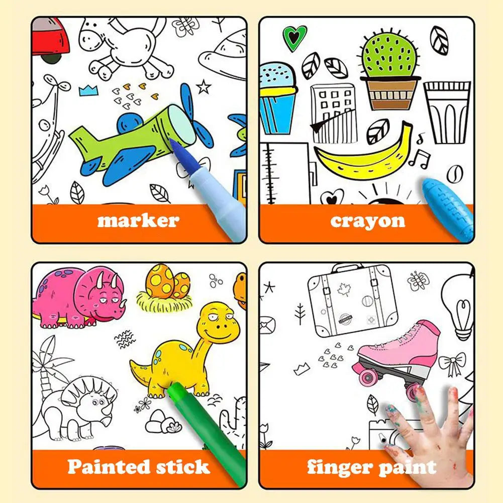 Rouleau de Dessin pour Enfants Éducatif et Créatif
