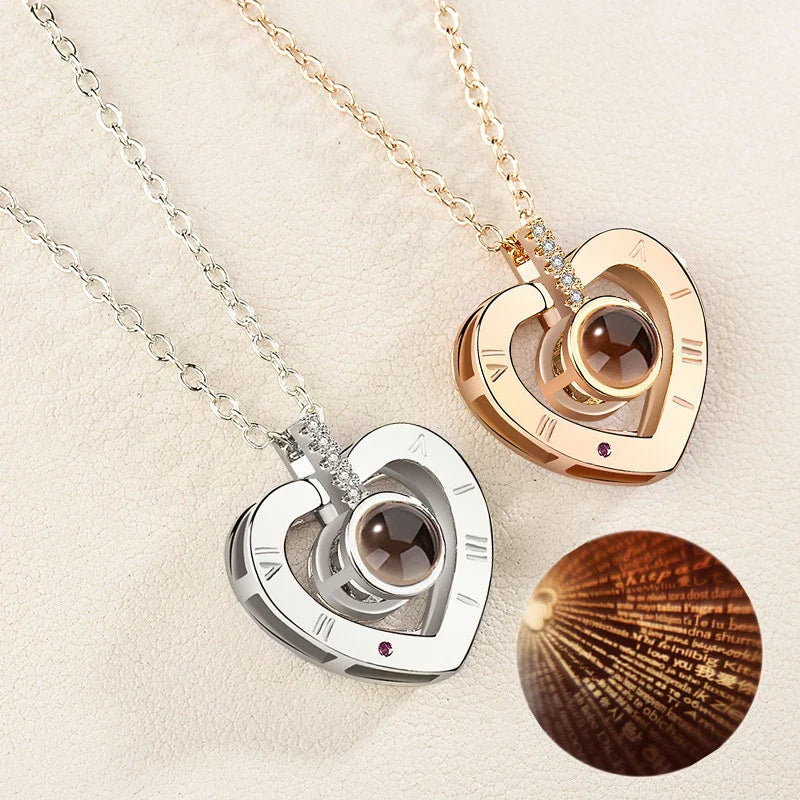 Collier Pendentif SUMENG Amour Romantique Nuptial 2024