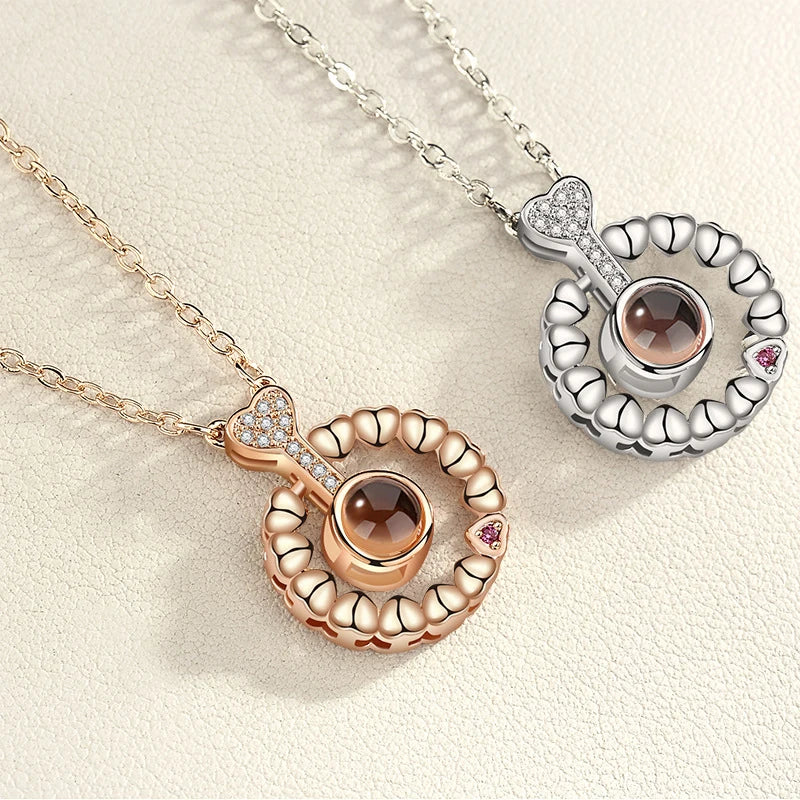 Collier Pendentif SUMENG Amour Romantique Nuptial 2024